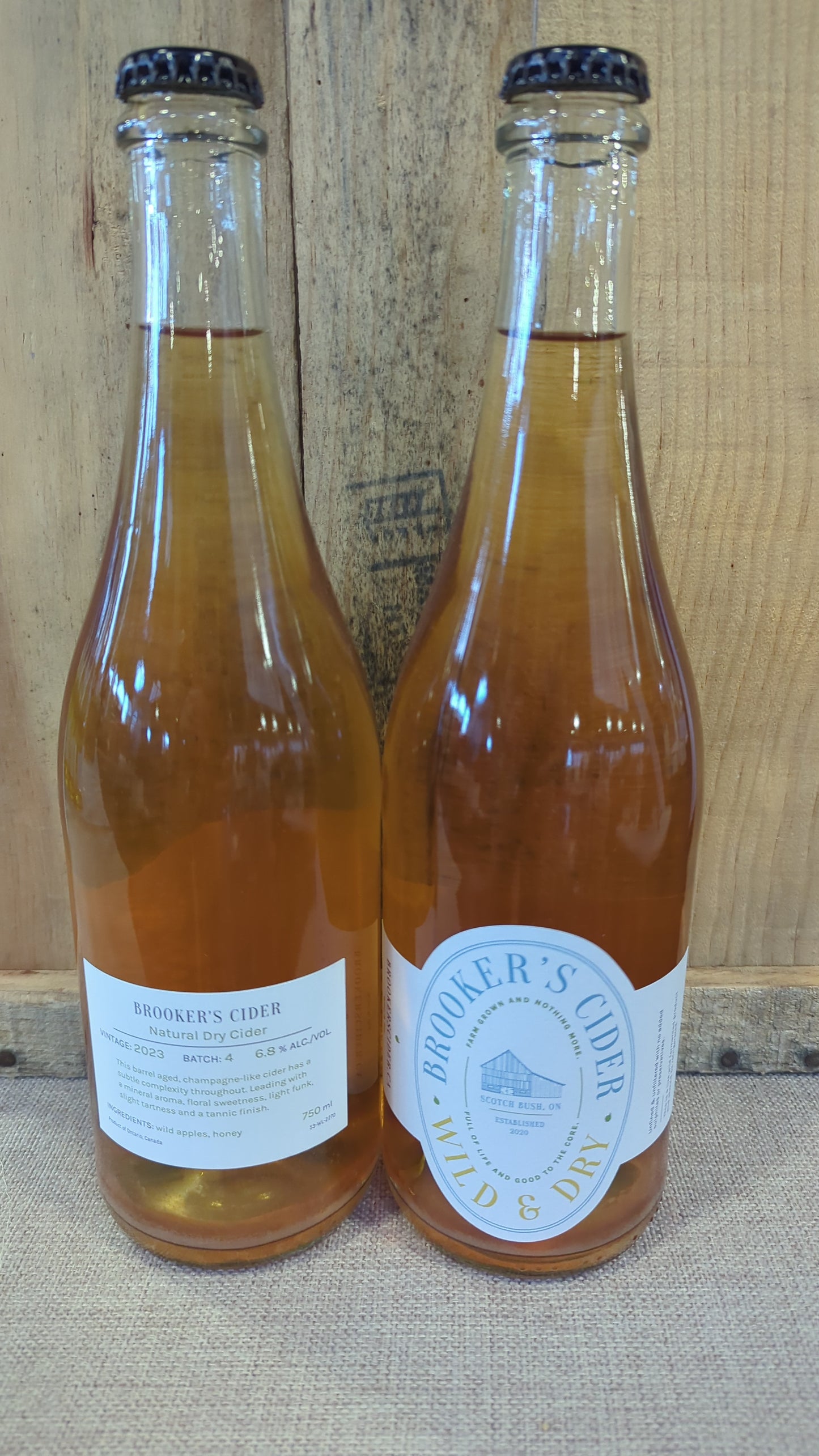 2023 Batch 4 Natural Dry Cider