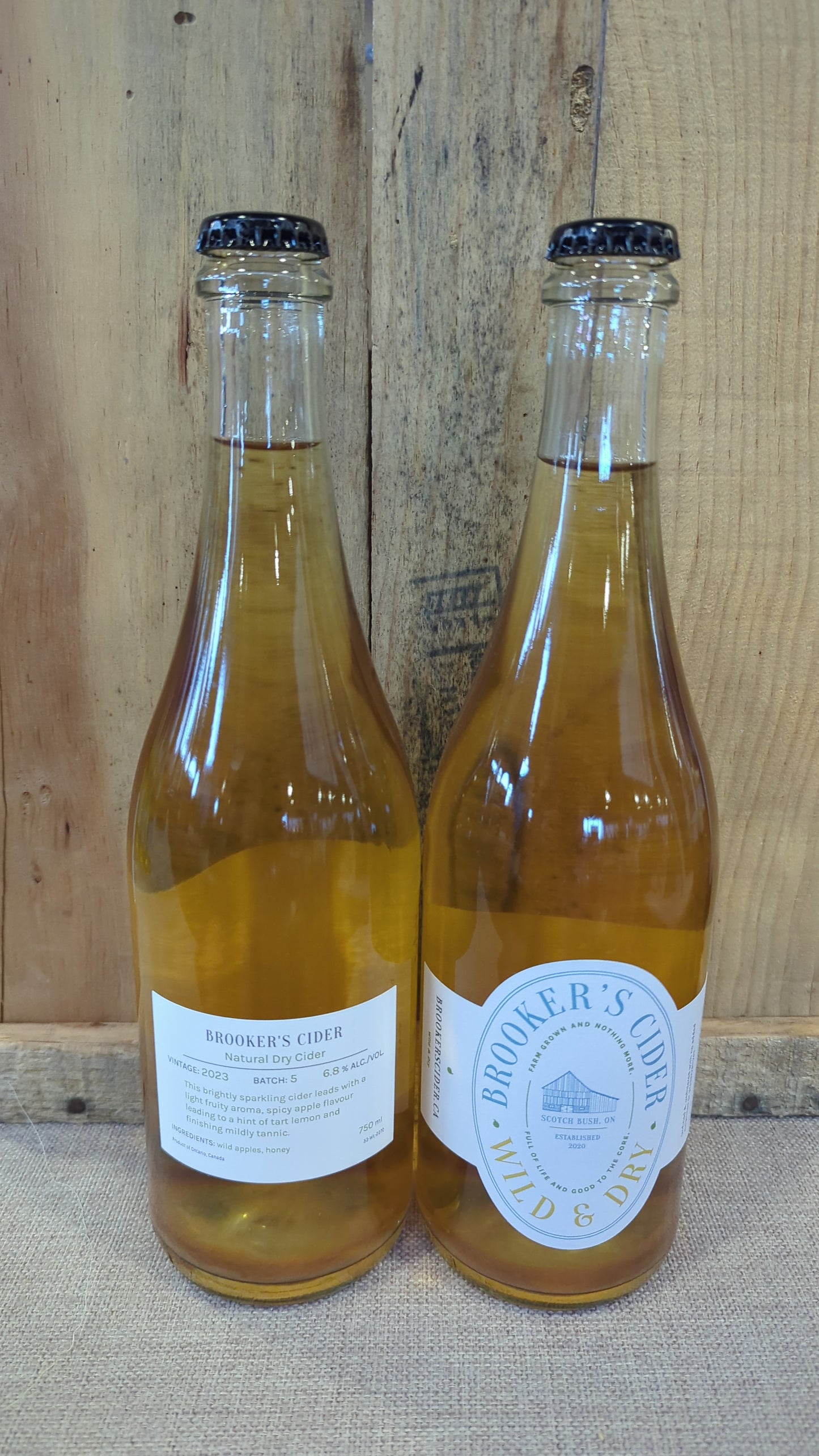 2023 Batch 5 Natural Dry Cider