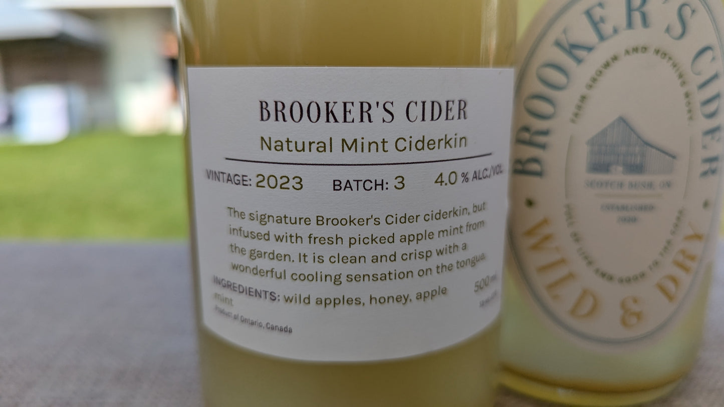 2023 Natural Mint Ciderkin